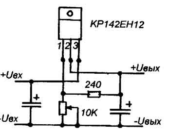 Кр142ен9б схема включения